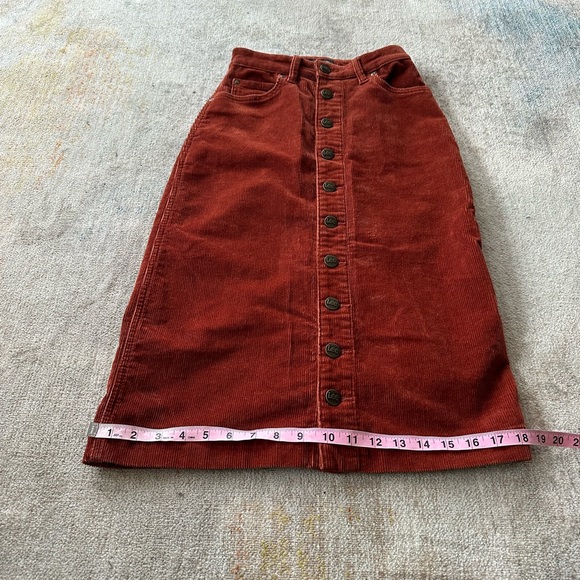 NWOT Lee Vintage Modern Burnt Orange High Waisted Pencil Skirt. Size 24. - Picture 11 of 12